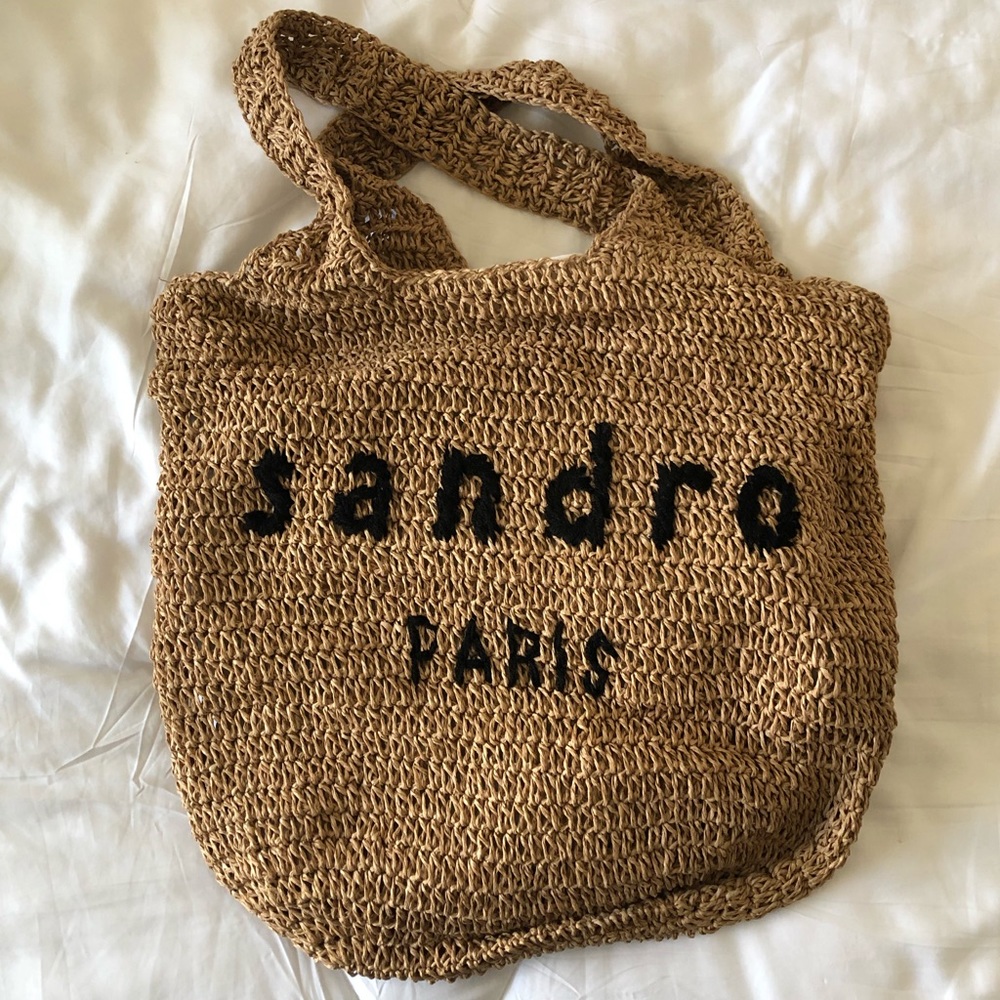 Sandro Rafia Tote